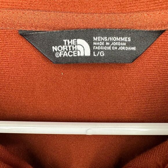 The North Face - Tech Glacier quarter zip sweatshirt - rust color - Picture 5 of 5